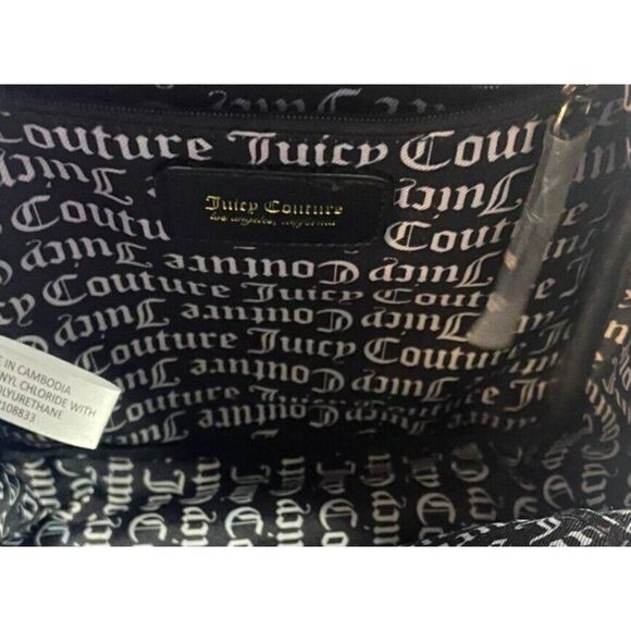 Juicy Couture Mini Backpack BLACK WITH CROWN - Picture 8 of 8